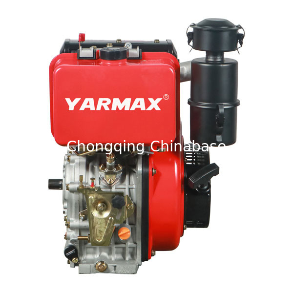 11HP 8.1kW เครื่องยนต์ดีเซลระบายความร้อนด้วยอากาศกระบอกสูบเดี่ยว 4 จังหวะ 192F เครื่องยนต์ดีเซล