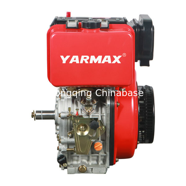 11.8HP 8.1kW เครื่องยนต์ดีเซลระบายความร้อนด้วยอากาศกระบอกสูบเดี่ยว 4 จังหวะ 195F YARMAX เครื่องยนต์ดีเซล