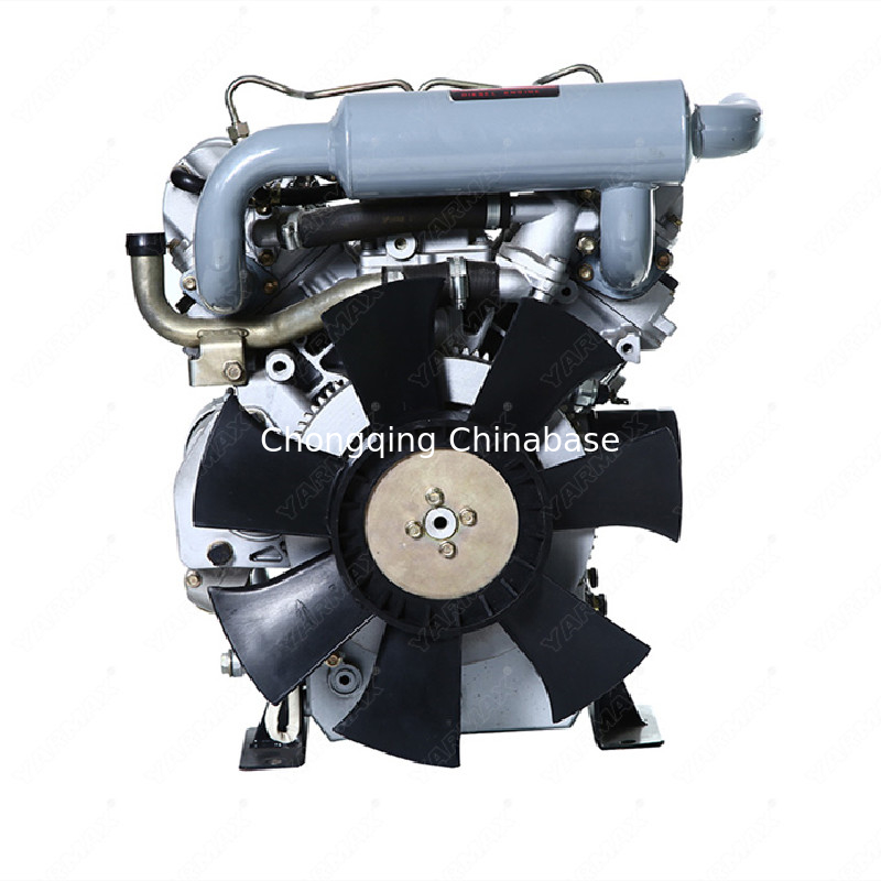 เครื่องยนต์ดีเซลระบายความร้อนด้วยน้ำเสียงรบกวนต่ำ 2V80 17.6HP 13.0kW V Twin 4 Stroke