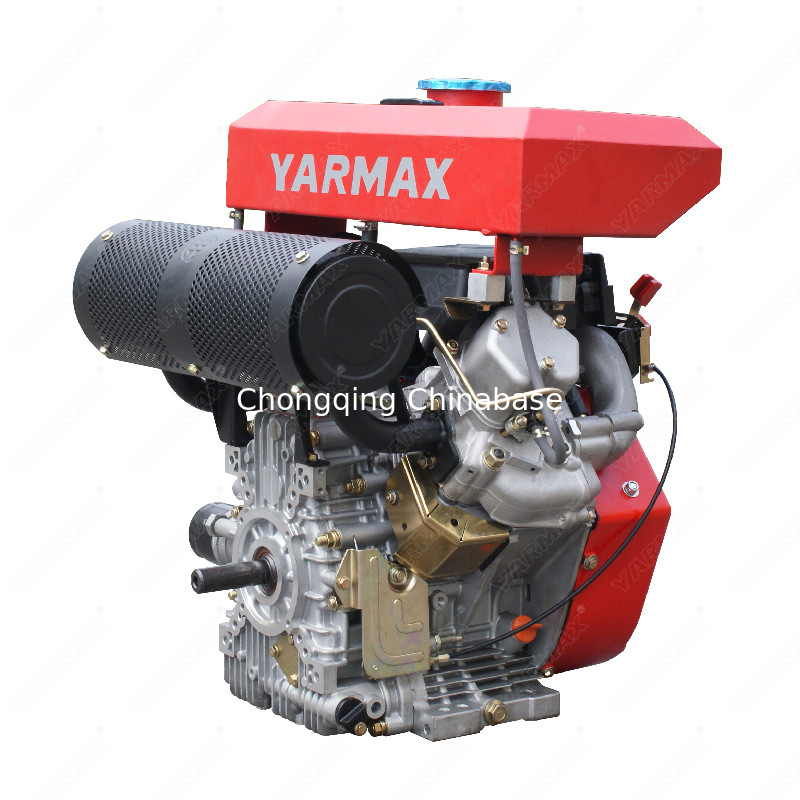 2V88 19HP เครื่องยนต์ดีเซล KAMA ระบายความร้อนด้วยอากาศ 14kW สองสูบ V Twin 4 จังหวะเสียงรบกวนต่ำ
