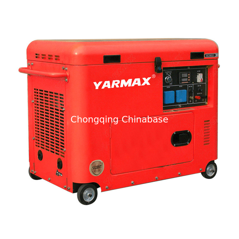 230V 11.3A DC 12V 8.3A 3kW 2.5kW เครื่องกำเนิดไฟฟ้าดีเซลชนิดเงียบ YM3700T