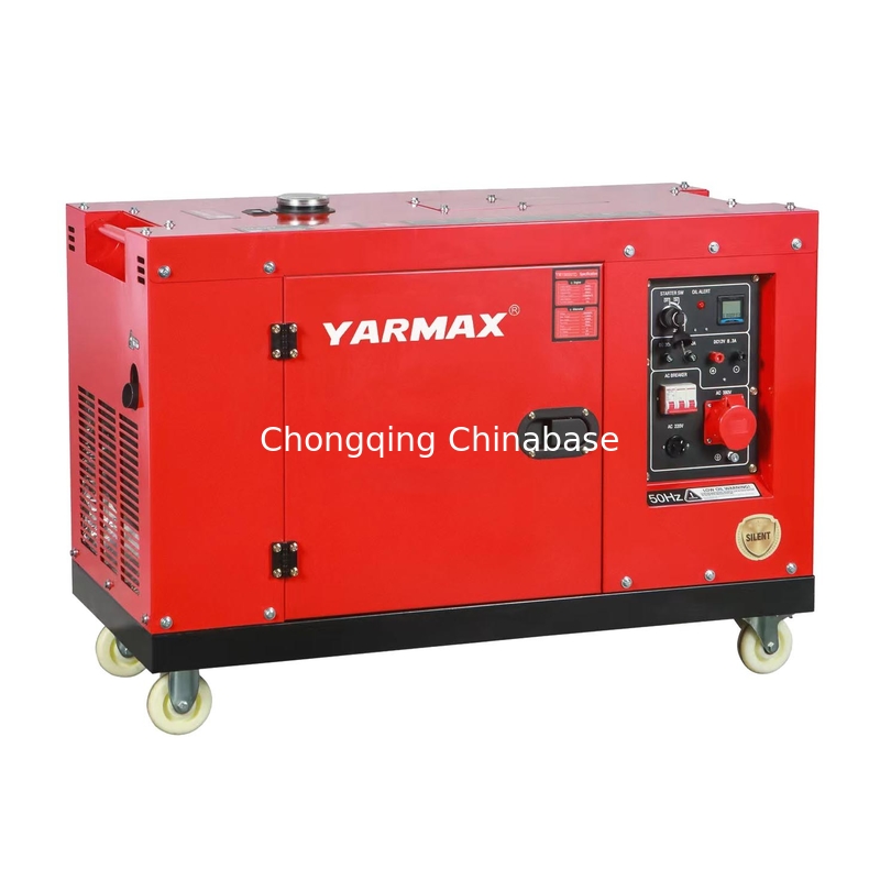 230V 11.3A DC 12V 8.3A 3kW 2.5kW เครื่องกำเนิดไฟฟ้าดีเซลชนิดเงียบ YM3700T