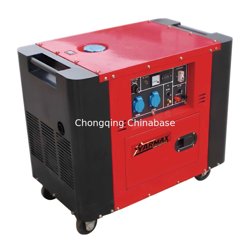 230V 11.3A DC 12V 8.3A 3kW 2.5kW เครื่องกำเนิดไฟฟ้าดีเซลชนิดเงียบ YM3700T