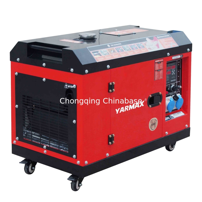 230V 11.3A DC 12V 8.3A 3kW 2.5kW เครื่องกำเนิดไฟฟ้าดีเซลชนิดเงียบ YM3700T