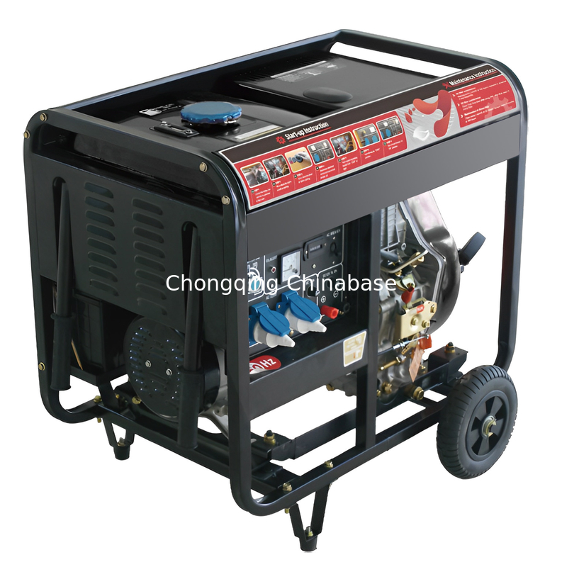 YM11000E 36.4A 8.0KW 8.8KW เครื่องกำเนิดไฟฟ้าดีเซลแบบเปิด YM1100FE กระบอกเดียว