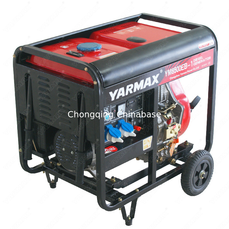 เครื่องกำเนิดไฟฟ้าดีเซลเชื่อม 50-180A พร้อม AVR YM8700 5.5KW 25A 25-30V