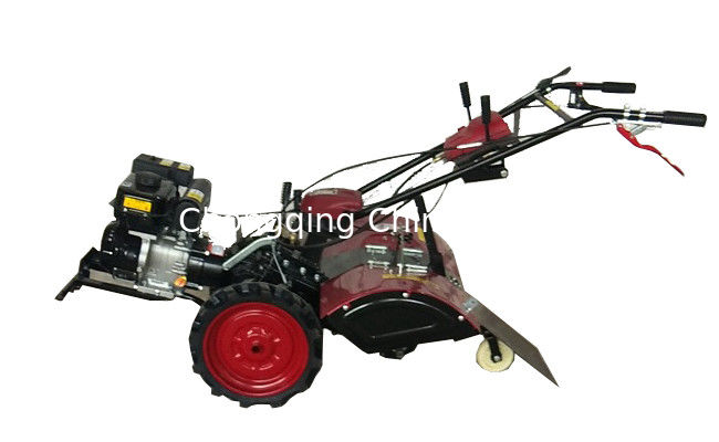 ประเภทใบมีดเบนซิน 4.0KW Mini Tiller Cultivator พร้อมเพลาคู่