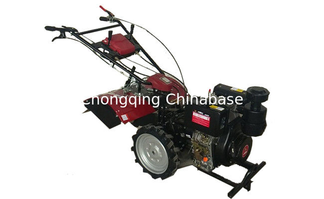 Friction Plate 270mm Mini Tiller Cultivator 186F ดีเซล 6.3KW Mini Weeder Tiller